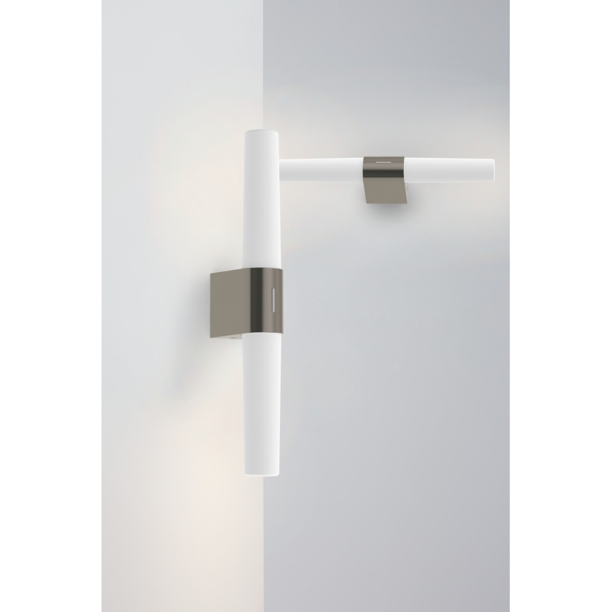 Nordlux - Eclairage de miroir salle de bain à intensité variable HELVA LED/9,5W/230V IP44 3000/4000K CRI 90 chrome mat