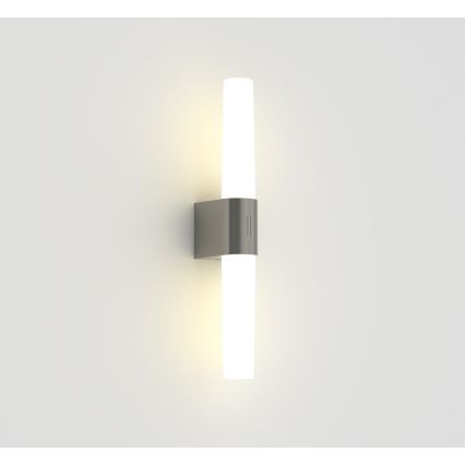 Nordlux - Eclairage de miroir salle de bain à intensité variable HELVA LED/9,5W/230V IP44 3000/4000K CRI 90 chrome mat