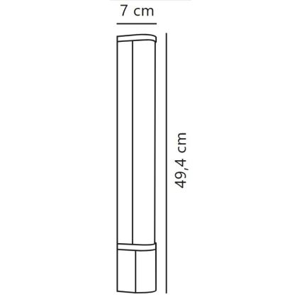 Nordlux - Éclairage de miroir salle de bain MALAIKA LED/6W/230V 3000K IP44 blanc