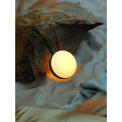 Nordlux- Éclairage portable extérieur à intensité variable BRING TO-GO LED/1W/3,7V IP54 1500 mAh vert