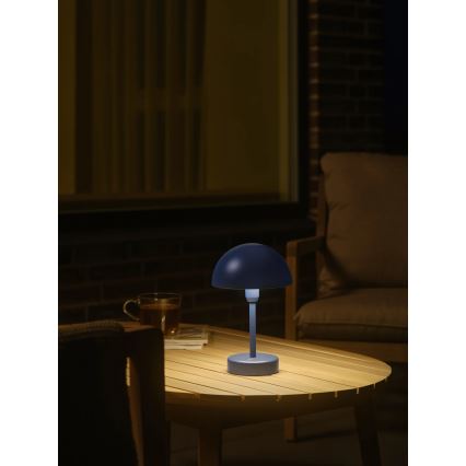 Nordlux - Dimbare oplaadbare aanraak-buitentafellamp ELLEN LED/2,8W/3,7V IP44 blauw