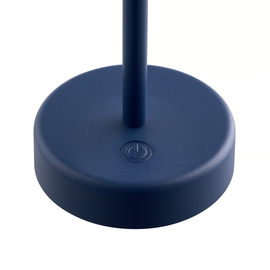 Nordlux - Dimbare oplaadbare aanraak-buitentafellamp ELLEN LED/2,8W/3,7V IP44 blauw