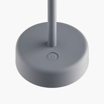 Nordlux - ELLEN Lampe de table d'extérieur LED rechargeable à intensité réglable 2,8W/3,7V 2200 mAh IP44 gris