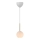 Nordlux - FRANCA hanglamp aan kabel 1xE14/40W/230V wit