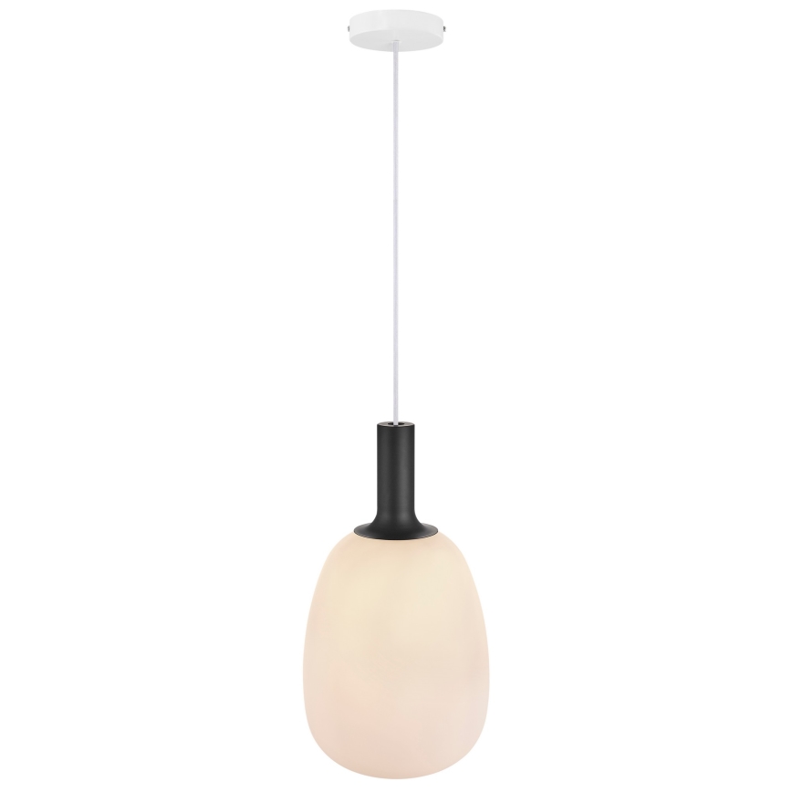 Nordlux - Hanglamp aan een koord ALTON 1xE27/60W/230V wit/zwart/messing