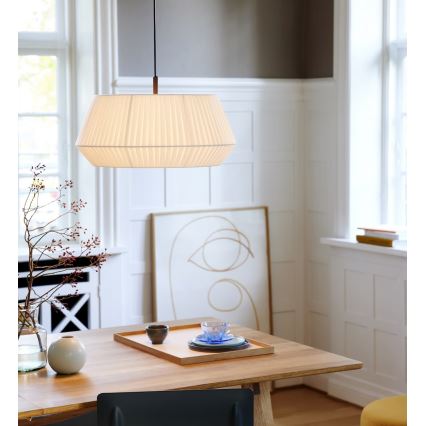 Nordlux - Hanglamp aan een koord DICTE 1xE27/60W/230V diameter 53 cm wit
