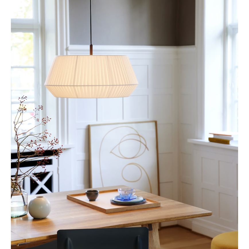 Nordlux - Hanglamp aan een koord DICTE 1xE27/60W/230V diameter 53 cm wit