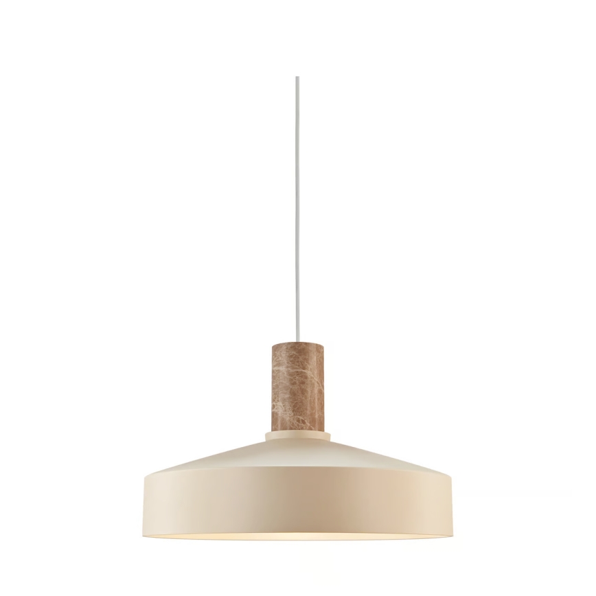 Nordlux - Hanglamp aan een koord ELVAS 1xE27/60W/230V diameter 37,5 cm beige