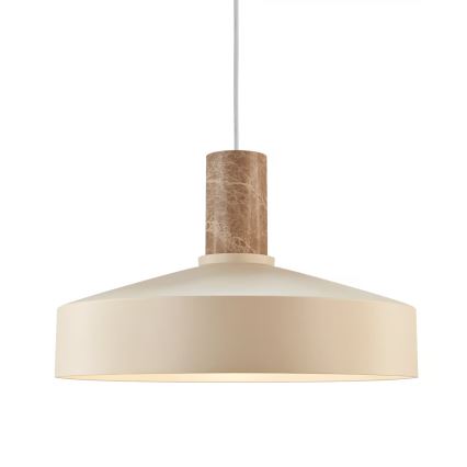 Nordlux - Hanglamp aan een koord ELVAS 1xE27/60W/230V diameter 37,5 cm beige