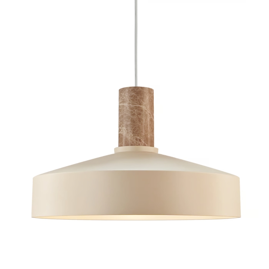Nordlux - Hanglamp aan een koord ELVAS 1xE27/60W/230V diameter 37,5 cm beige
