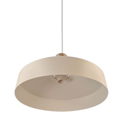 Nordlux - Hanglamp aan een koord ELVAS 1xE27/60W/230V diameter 37,5 cm beige