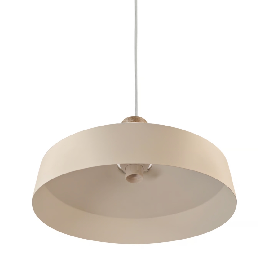 Nordlux - Hanglamp aan een koord ELVAS 1xE27/60W/230V diameter 37,5 cm beige