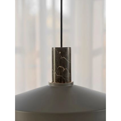 Nordlux - Hanglamp aan een koord ELVAS 1xE27/60W/230V diameter 37,5 cm bruin