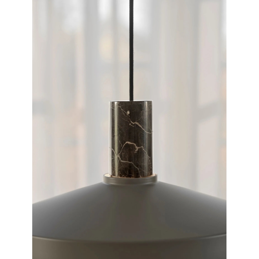 Nordlux - Hanglamp aan een koord ELVAS 1xE27/60W/230V diameter 37,5 cm bruin