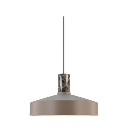 Nordlux - Hanglamp aan een koord ELVAS 1xE27/60W/230V diameter 37,5 cm bruin