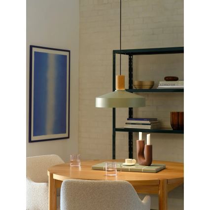 Nordlux - Hanglamp aan een koord ELVAS 1xE27/60W/230V diameter 37,5 cm groen