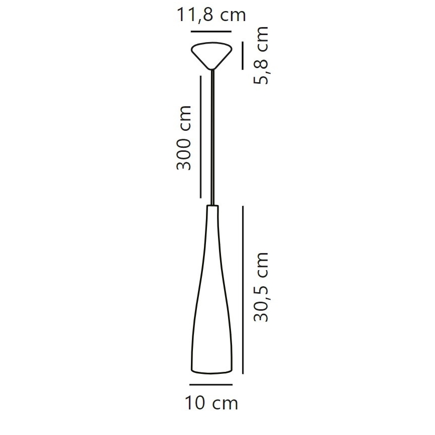 Nordlux - Hanglamp aan een koord EMBLA 1xE27/40W/230V wit
