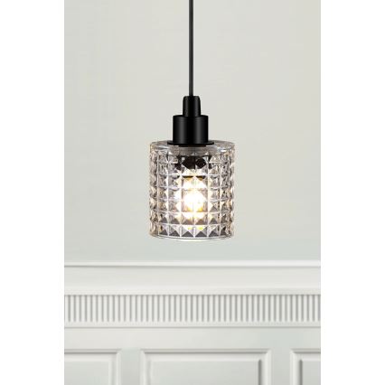 Nordlux - Hanglamp aan een koord HOLLYWOOD 1xE27/60W/230V doorzichtig