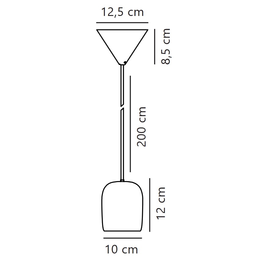 Nordlux - Hanglamp aan een koord NOTTI 1xE27/25W/230V oranje