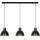 Nordlux - Hanglamp aan een koord POP 3xE27/40W/230V zwart/goud