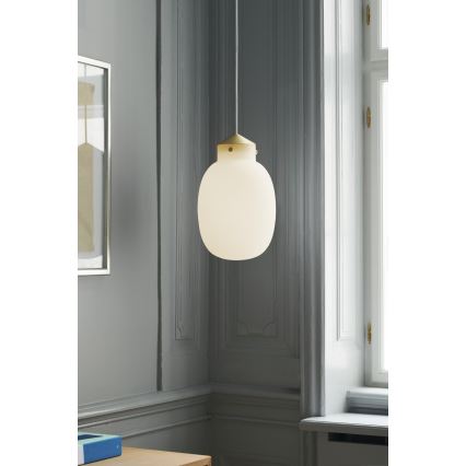 Nordlux - Hanglamp aan een koord RAITO 1xE27/25W/230V messing/wit