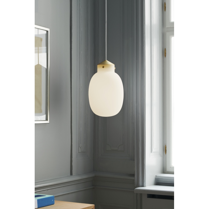 Nordlux - Hanglamp aan een koord RAITO 1xE27/25W/230V messing/wit