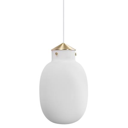 Nordlux - Hanglamp aan een koord RAITO 1xE27/25W/230V messing/wit