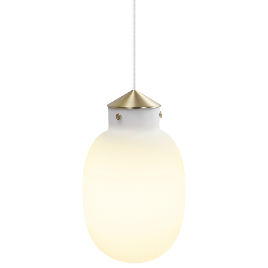 Nordlux - Hanglamp aan een koord RAITO 1xE27/25W/230V messing/wit