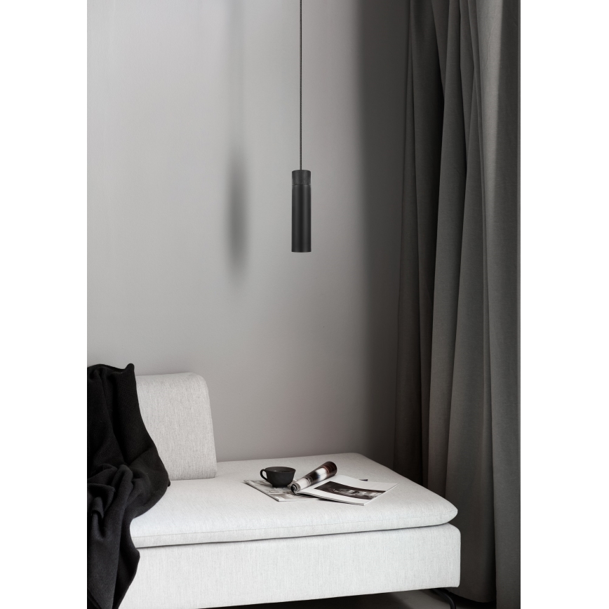 Nordlux - Hanglamp aan een koord TILO 1xGU10/15W/230V zwart