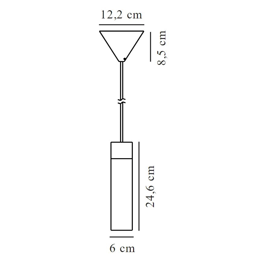 Nordlux - Hanglamp aan een koord TILO 1xGU10/15W/230V zwart