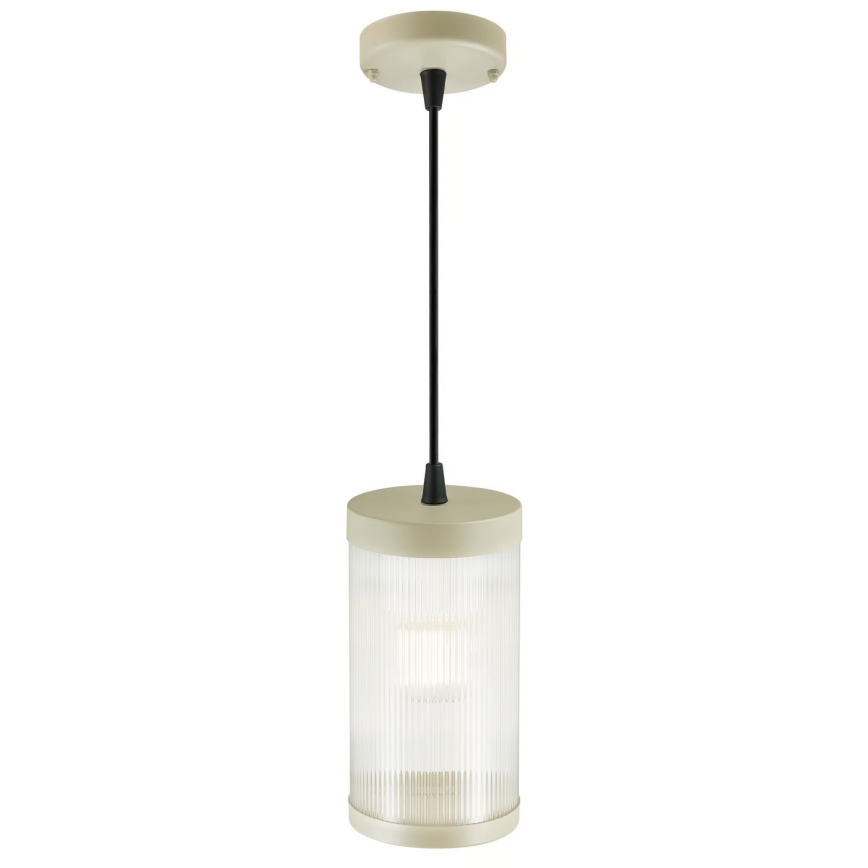 Nordlux - Hanglamp aan een koord voor buiten COUPAR 1xE27/25W/230V IP33 crème