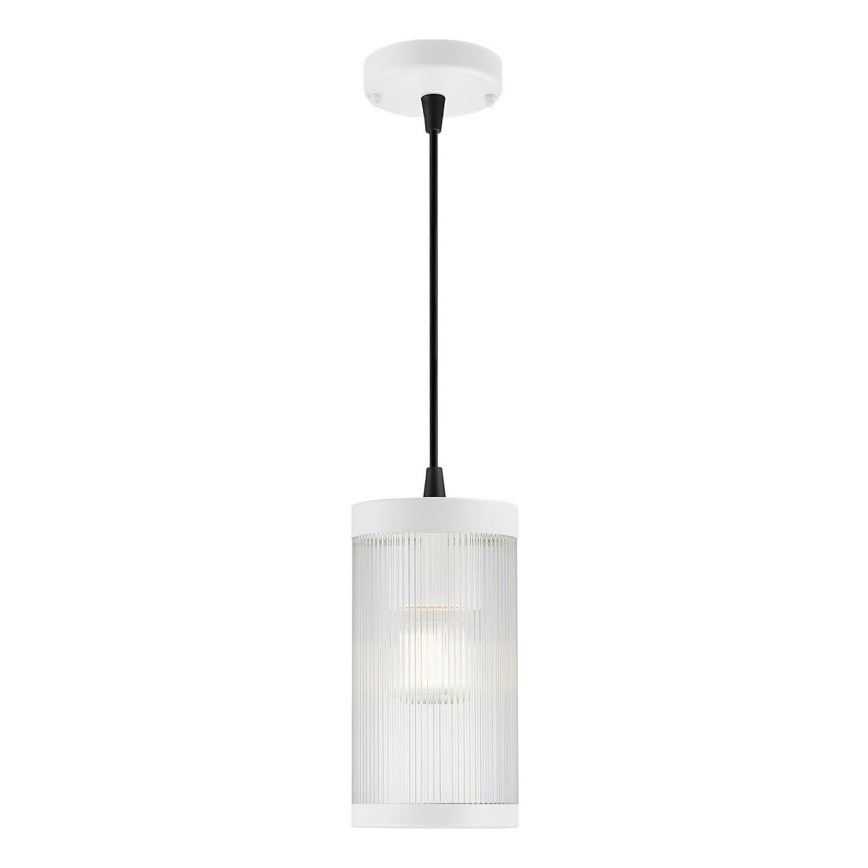 Nordlux - Hanglamp aan een koord voor buiten COUPAR 1xE27/25W/230V IP33 wit