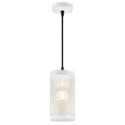Nordlux - Hanglamp aan een koord voor buiten COUPAR 1xE27/25W/230V IP33 wit