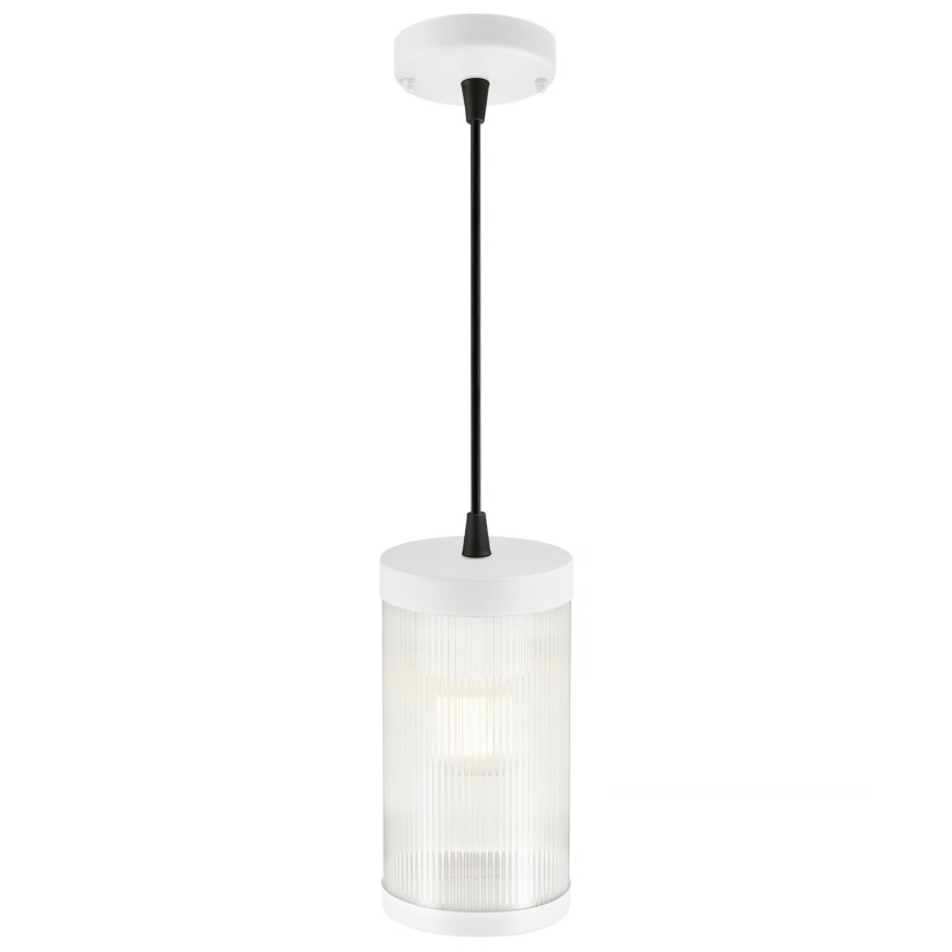 Nordlux - Hanglamp aan een koord voor buiten COUPAR 1xE27/25W/230V IP33 wit