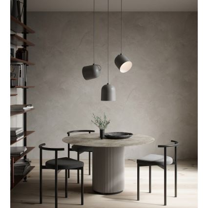 Nordlux - Hanglamp aan kabel ANGLE 1xE27/25W/230V grijs
