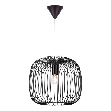 Nordlux - Hanglamp aan kabel BERONI 1xE27/60W/230V zwart Ø 40 cm