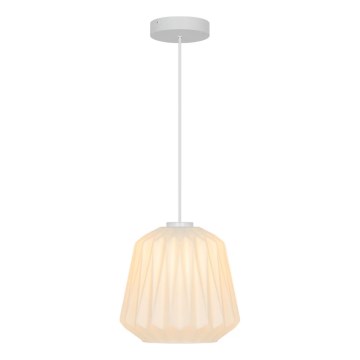 Nordlux - Hanglamp aan kabel ELBIE 1xE27/15W/230V Ø 24 cm wit