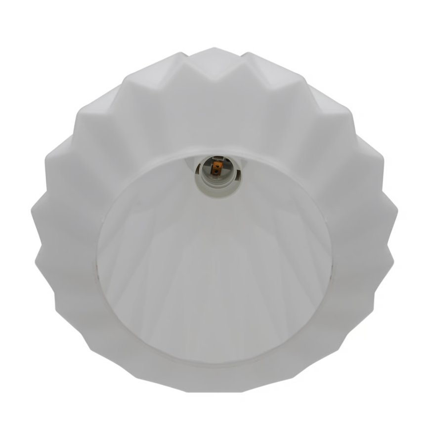 Nordlux - Hanglamp aan kabel ELBIE 1xE27/15W/230V Ø 24 cm wit