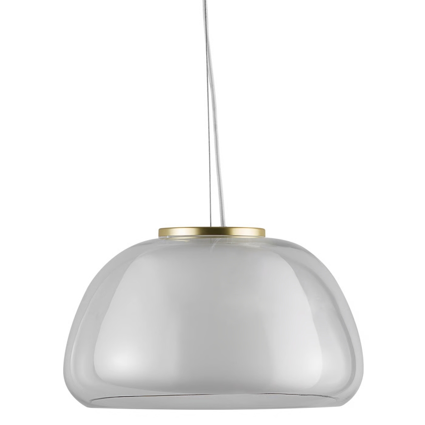 Nordlux - Hanglamp aan kabel JELLY 1xE27/40W/230V wit/helder Ø 39 cm
