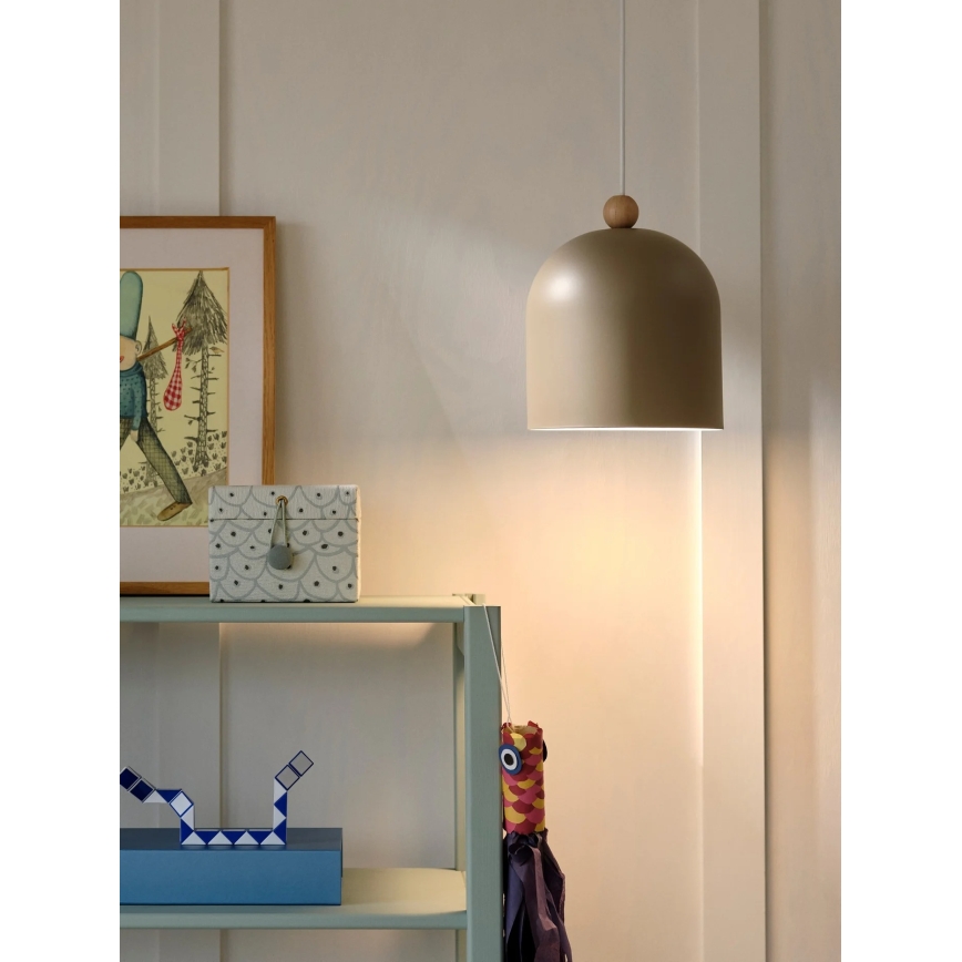 Nordlux - Hanglamp aan snoer GASTON 1xE27/40W/230V bruin