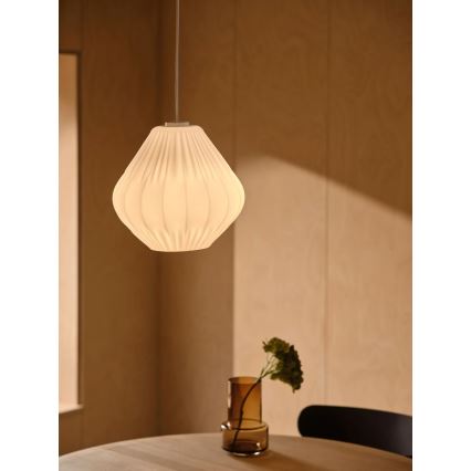 Nordlux - Hanglamp aan snoer MALUCA 1xE27/15W/230V Ø 29 cm wit