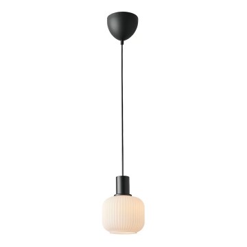 Nordlux - Hanglamp aan snoer MILFORD 1xE27/40W/230V zwart