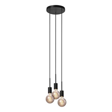 Nordlux - Hanglamp aan snoer PACO 3xE27/25W/230V zwart