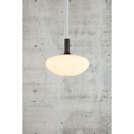 Nordlux - Hanglamp aan kabel ALTON 1xE27/60W/230V wit/zwart/messing