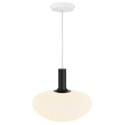 Nordlux - Hanglamp aan kabel ALTON 1xE27/60W/230V wit/zwart/messing