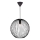 Nordlux - Hanglamp BERONI met kabel 1xE27/60W/230V, zwart