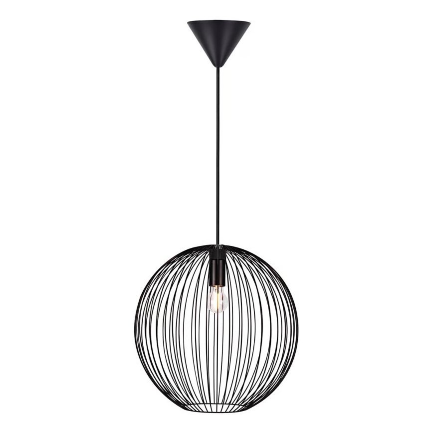 Nordlux - Hanglamp met kabel BERONI 1xE27/60W/230V zwart