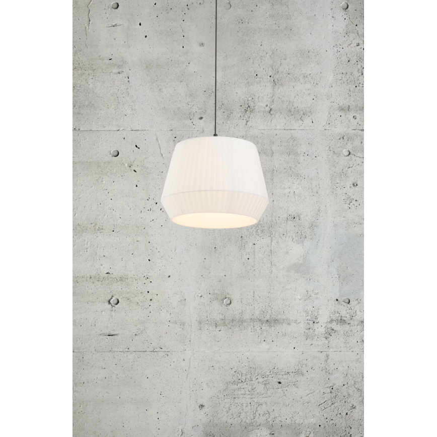 Nordlux - Hanglamp met kabel DICTE 1xE27/60W/230V Ø 40 cm wit