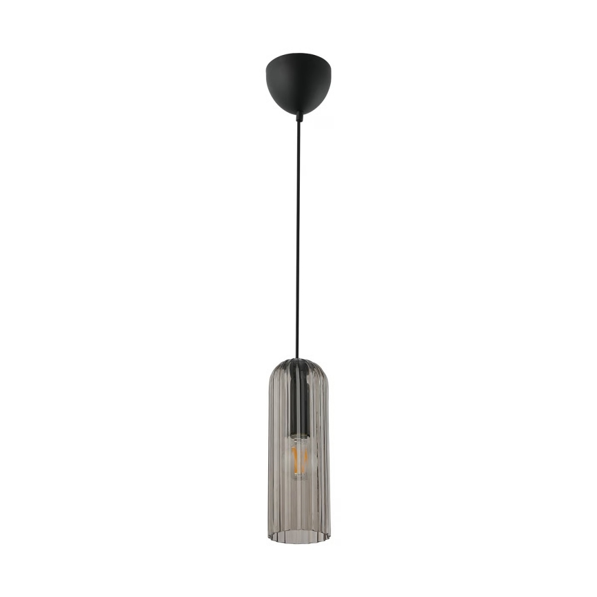 Nordlux - Hanglamp met kabel MIELLA 1xE27/25W/230V rookglas