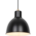 Nordlux - Hanglamp met snoer POP 1xE27/40W/230V zwart